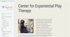 Desktop Screenshot of experientialplaytherapy.com